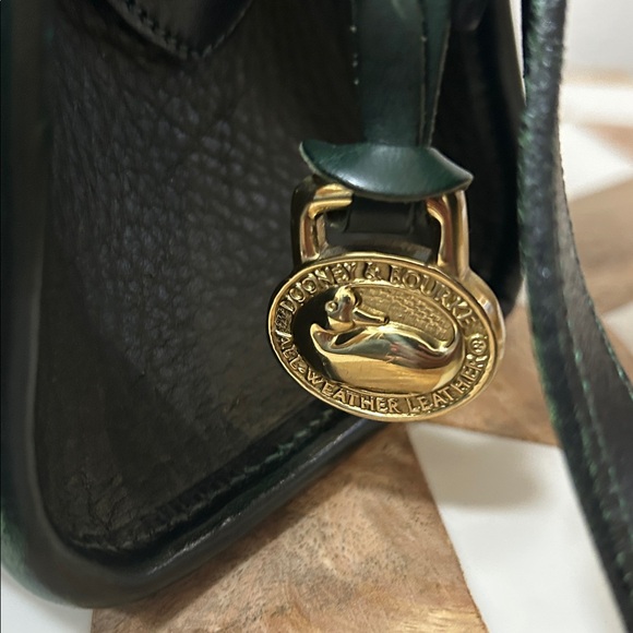 Dooney & Bourke Dark Green Leather Bag - Picture 8 of 9